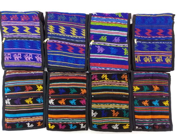 8pc Lot: Tribal Guatemalan Boho Festival Mochila Crossbody Bags SMALL #A