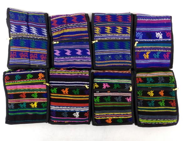 8pc Lot: Assorted Boho Festival Guatemalan Mochila Crossbody Bags Small #D