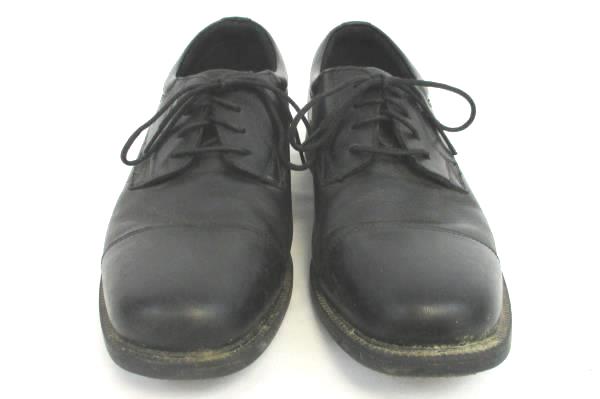 Rockport Men's Oxfords Black Leather Adiprene Waterproof Slip Resistant Size 9