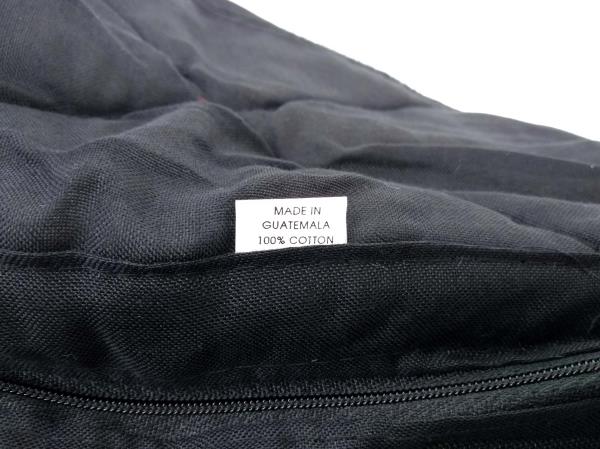 Guatemalan Hand Woven Mochila Crossbody Bag Large CONCERNED CRAFTS NOS Black #F