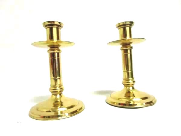Brass Candle Holders Set of 2 By Hallmark 6 1/4" tall