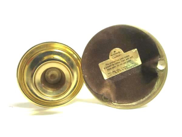 Brass Candle Holders Set of 2 By Hallmark 6 1/4" tall