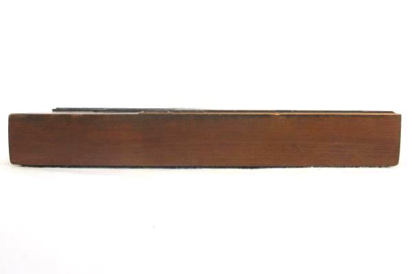 Vintage Copper Cathedral Plaque Mounted On Wood Block w/ Felt Backing 6.25" x 4"
