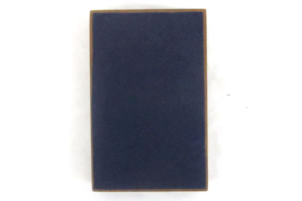 Vintage Copper Cathedral Plaque Mounted On Wood Block w/ Felt Backing 6.25" x 4"