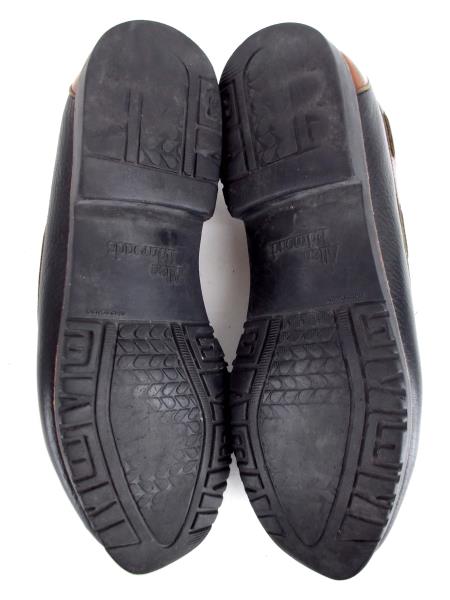 ALLEN EDMONDS "Nashua" Men's 10.5D Black and Brown Leather Tassel Loafers