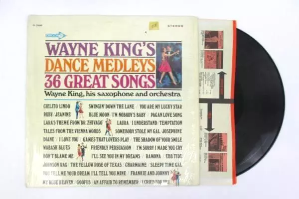 Wayne King's Dance Medleys 36 Greatest Songs Jazz 12 Inch 33 RPM Record Music