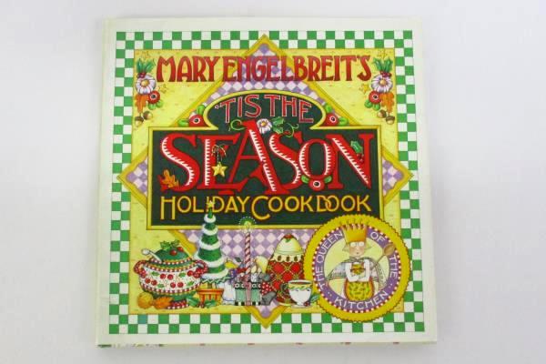 MARY ENGELBREIT Tis The Season Holiday Cookbook QUEEN OF KITCHEN 1st Ed. HB