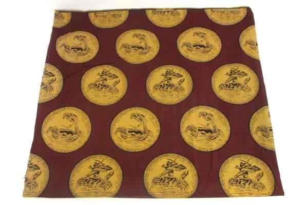 2 Yards Guaranteed African Print Fabric Ghana Twi Proverb Crab Bird