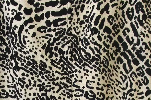 Women's Leopard Cheetah Print Blazer Coat By Calvin Klein Size 10 80% Polyester
