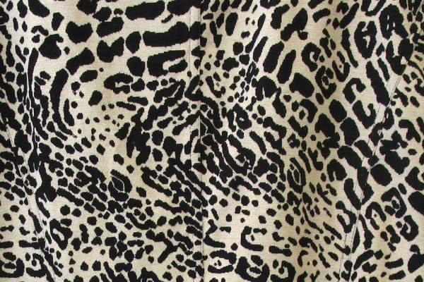 Women's Leopard Cheetah Print Blazer Coat By Calvin Klein Size 10 80% Polyester