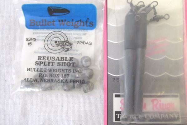 Lot Of 2 Fishing Sinkers, Weights & A Bottom-Bouncer "Snagless" Trolling Weight
