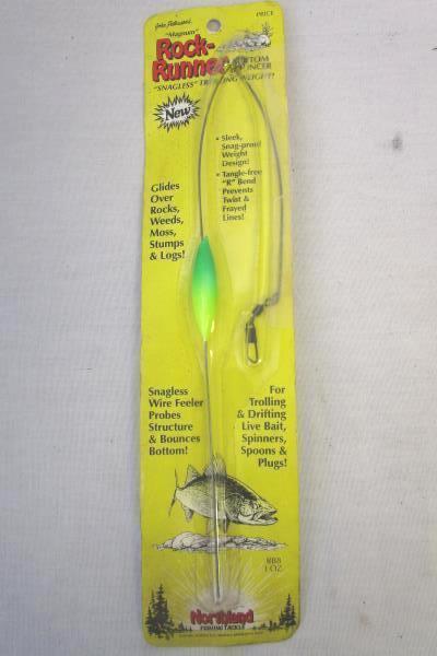 Lot Of 2 Fishing Sinkers, Weights & A Bottom-Bouncer "Snagless" Trolling Weight