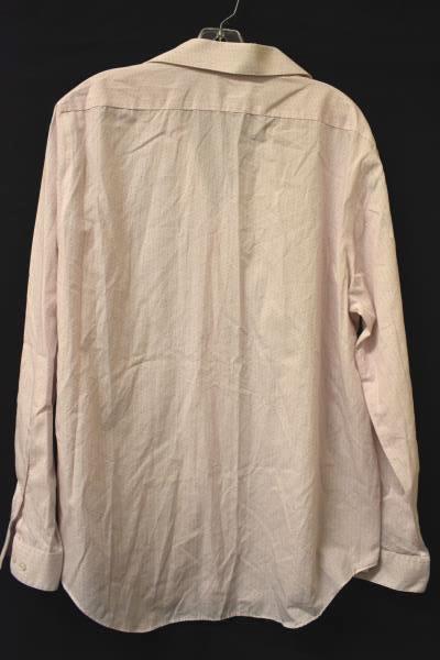 Button-Up Dress Shirt Calvin Klein Pink Speckled 100% Cotton Men's Size 17