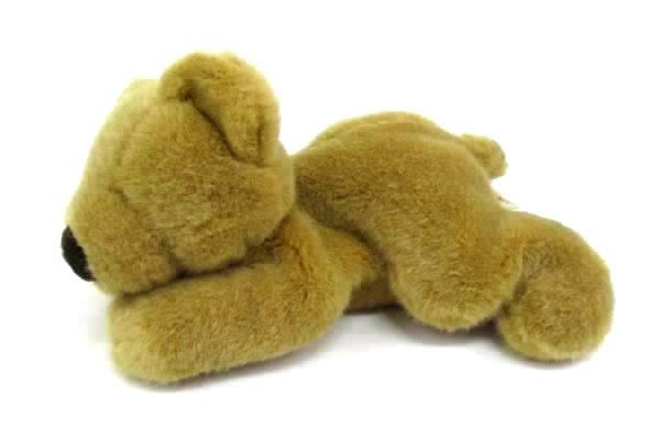 7.5" Bestever Sleepy Light Brown Bear Plush Rattle