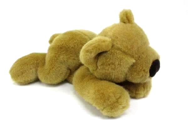7.5" Bestever Sleepy Light Brown Bear Plush Rattle
