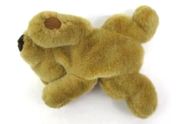 7.5" Bestever Sleepy Light Brown Bear Plush Rattle
