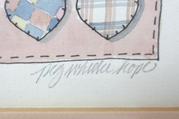 Signed & Numbered Print "Home Is Where The Heart Is" By Peg Wheeler Hope 51/200