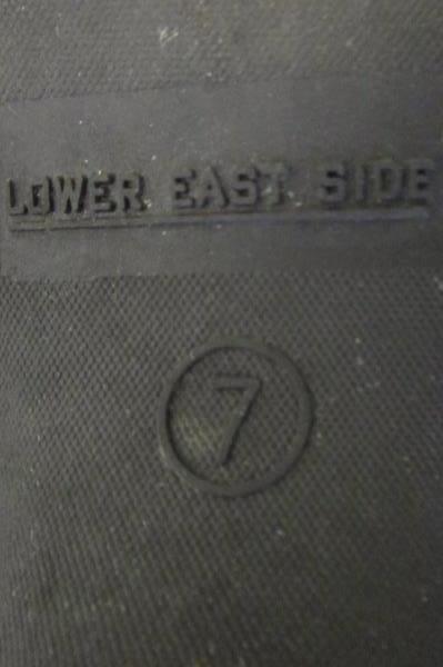 Women's Black Short Heeled Flats By Lower East Side Size 7