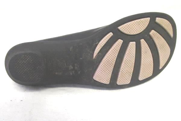 Women's Black Short Heeled Flats By Lower East Side Size 7