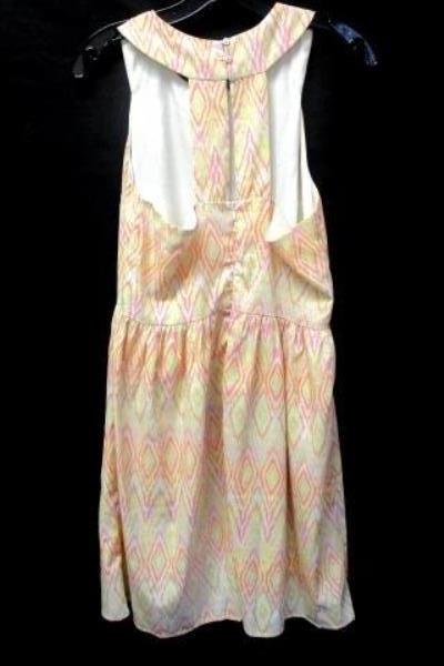 Patterned Sleeveless Dress By Under Skies Multi-Colored Women's Size M