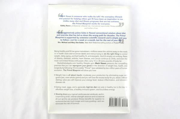 The Primal Blueprint Hardcover 2009 Dust Jacket Mark Sisson Primal Nutrition