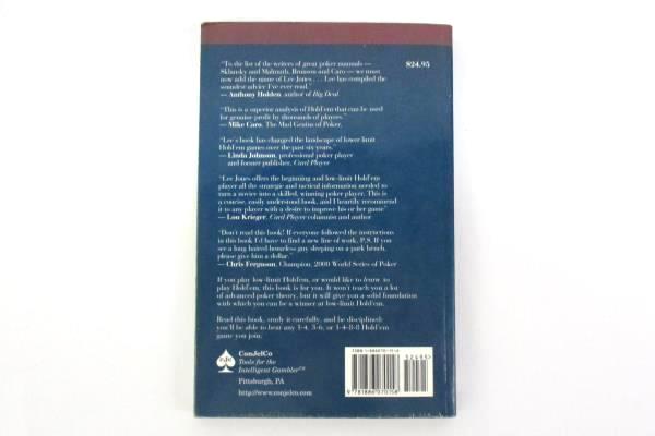 Winning Low-Limit Hold'em by Lee Jones Paperback 2000 2nd Edition