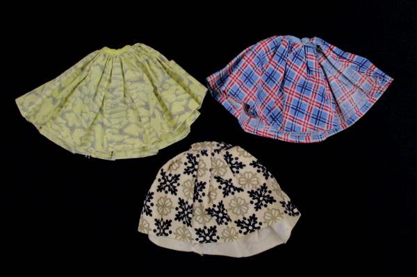 Handmade Miss Nancy Ann Clothing Skirts Blue/Red Plaid Yellow/Gray Black/Cream
