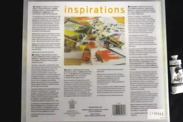 Winsor and Newton Inspirations Acrylic Paint Set Complete Galeria Flow Formula