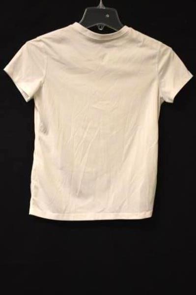 Dri-Fit T-Shirt Nike Logo Ombre Pink Yellow White 100% Polyester Girl's Sz L