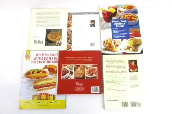 Lot of 6 Recipe Books Weight Watchers Eating Well Rachel Ray Pampered Chef