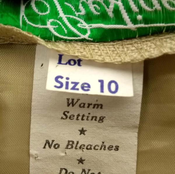 Vtg Pleated A-Line Midi Skirt PRESTIGE OF BOSTON Beige Natural Linen Sz 10