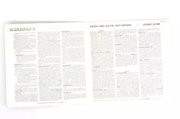 Dimension 3 Enoch Light Brigade LP Album Vinyl 12" LP Record