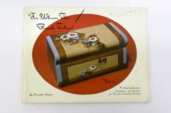 Lot of 2 Tole Painting Books - For Whom The Bell Toles + For The Love of Animals