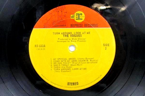 The Vogues "Turn Around, Look At Me" 1968 12" Vinyl 33 RPM LP Record Rock