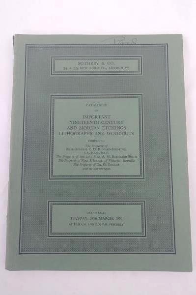 Sotheby & Co. Art Auction Catalog 1970 Picasso, Mattisse, Manet, Chagall, Munch