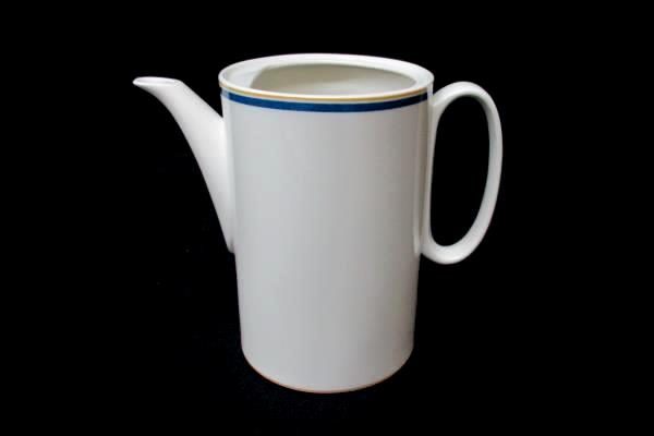 Villeroy & Boch Carrousel Blue Yellow Bands Carafe Coffee Pot No Lid