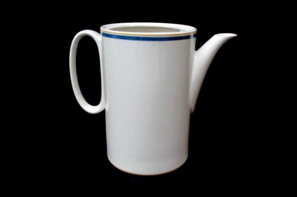 Villeroy & Boch Carrousel Blue Yellow Bands Carafe Coffee Pot No Lid