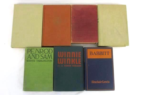 Lot 7 Vintage Books Winnie Winkle, Penrod And Sam, Cass Timberlane, Babbit, etc