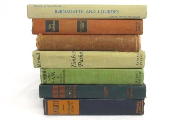Lot 7 Vintage Books Winnie Winkle, Penrod And Sam, Cass Timberlane, Babbit, etc