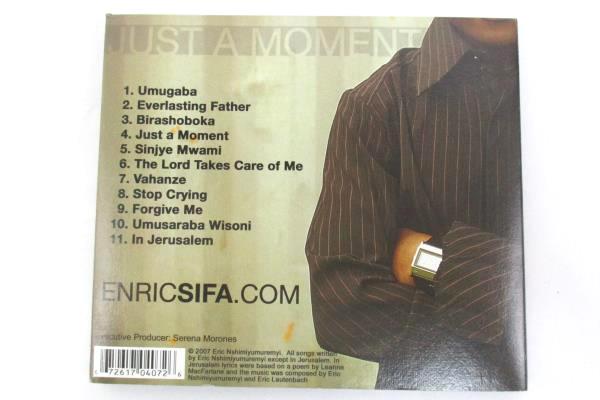 Enric Sifa CD Music Album Titled Just A Moment 2007 CD Signed By Artist