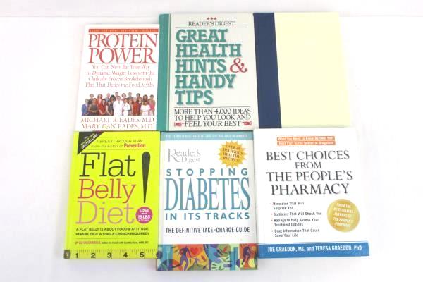 Lot of 6 Health Lifestyle Books Reader's Digest, Joe Graedon, Liz Vaccariello