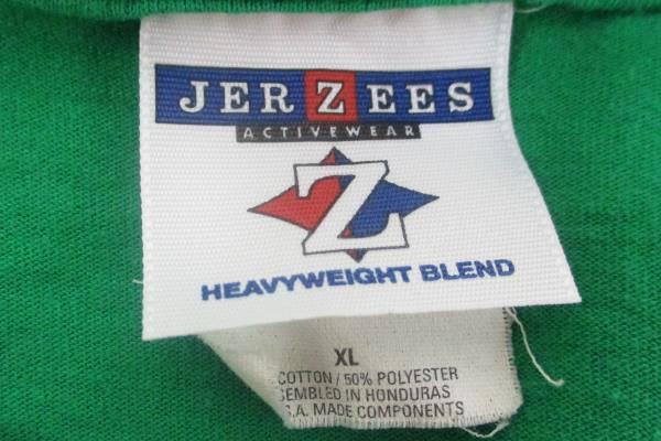 Jerzees Active Wear Authentic Irishman For Hire T-Shirt Green Men's Size XL