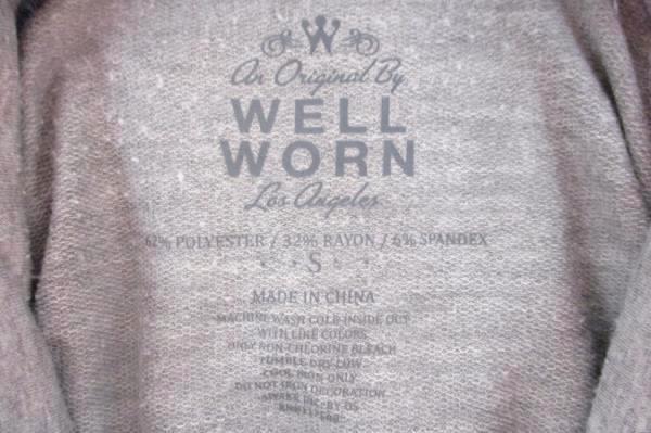 Well Worn Gray Turtle Neck Style Pullover Sweater Women's Size Small