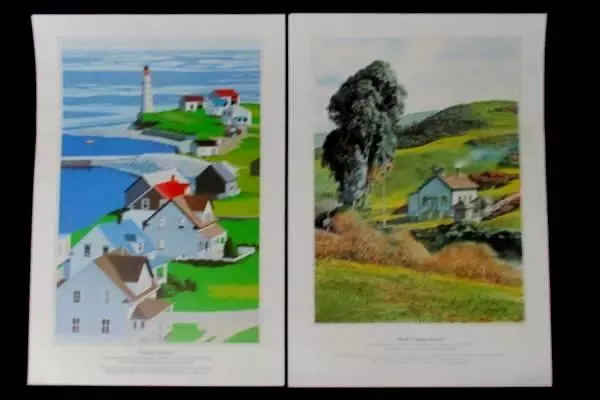 Lot of 5 Denny's Americana Collection Prints By Contemporary Artists 16 x 11