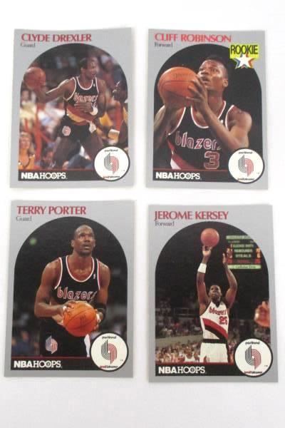 Lot Of 40 Portland Trail Blazer Trading Cards Porter Kersey Dudley Edwards Adelm