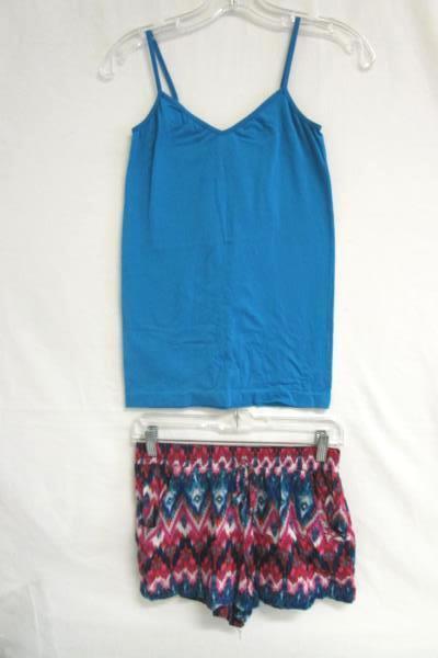 Set of 2 Pajamas No Boundaries Top Bottom Multicolor Girl's Sz Small (3-5)