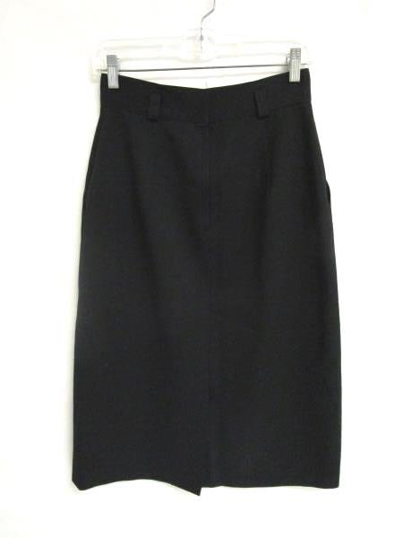 Skirt Jones New York Black 100% Pure Wool Women's Size 10 ***Dry Clean Only***