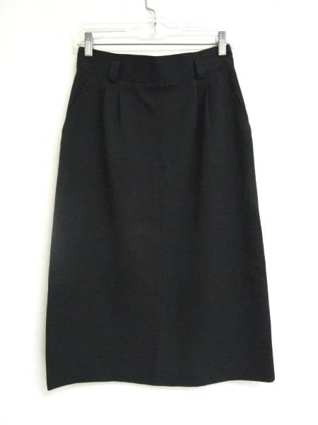Skirt Jones New York Black 100% Pure Wool Women's Size 10 ***Dry Clean Only***