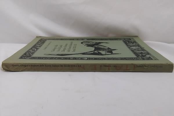 SOTHEBY'S Catalog 19th & 20th Century Italian Paintings Drawings Sculpture, 1969