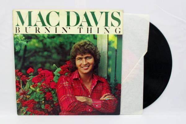 Lot of 2 Mac Davis 12" Vinyl 33 RPM LP Records Folk Country